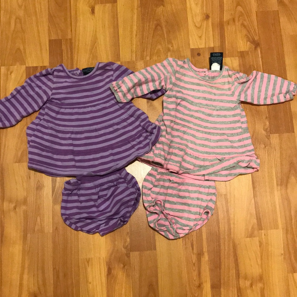 🍁Two Long Sleeve Dresses with Bottoms🍁